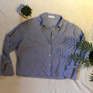 OAK + FORT Cropped Button-Down